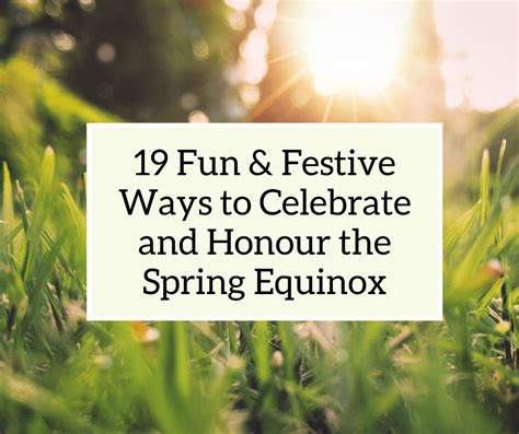 How to celebrate spring equinox pagam